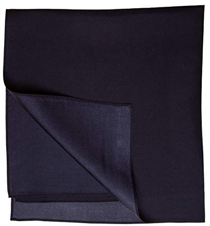 Tinitex Seidentuch Halstuch Schwarz Twillseide 70x70cm