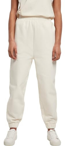 Urban Classics Damen Ladies Organic High Waist Ballon Sweat Pants Trainingshose, whitesand, M