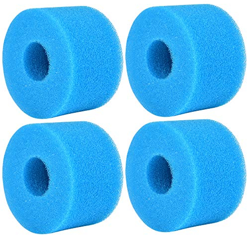 KATELUO Éponge Filtrante Type S1, Cartouche de Filtre en Mousse, Mousse pour Filtre Piscine, Réutilisables et Lavables, Filtre en Mousse pour Spa, Piscine