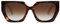 SOJOS Occhi Di Gatto Occhiali Da Sole Per Donna Grandi Retrò Vintage Quadrati Protezione UV Occhiali SJ2205 Con Tartaruga Scura Telaio/Marrone Lente