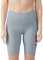 90 Degree By Reflex Damen-Biker-Shorts mit hoher Taille, gerippt, für Workout, Yoga, Laufen, Bauchkontrolle, Spandex, Ocean Haze gerippt, 22,9 cm, X-Groß