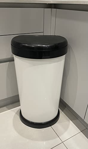 Tontarelli 42L Moda Touch Bin White