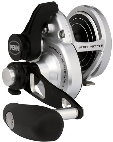 Penn Fathom II Lever Drag 2 Speed Fishing Reel (Right-18.7oz)