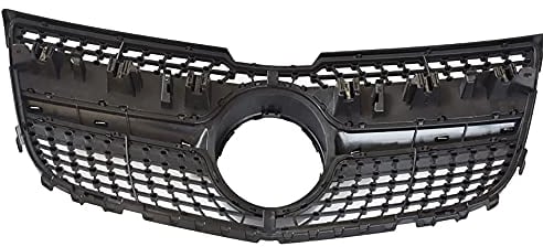 Dciustfhe Auto Front Nieren Kühlergrill Grill Stoßstangen, für Mercedes Benz GLK X204 Class GLK200 GLK220 GLK250 GLK350 GLK300 2012-2015 ABS Gitter Doppelsteg Mesh Hood,Black Style