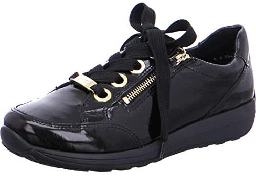 ARA Damen Osaka Sneaker, Schwarz, 7