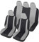 Auto Accessori Lupex - Copri sedili Auto Universali LS10 | Colore Grigio | Set Anteriori e Posteriori | Poliestere | No Suv
