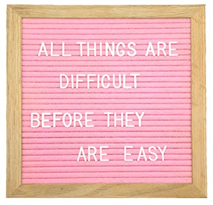 Felt Board Felt Letter Board, 10 x 10 inch Message Board Word Board Letter Board Sign Bulletin Board Letters, Pregnancy Announcements Baby Announcement Sign, Valentines Day Gifts for Her Letterboard