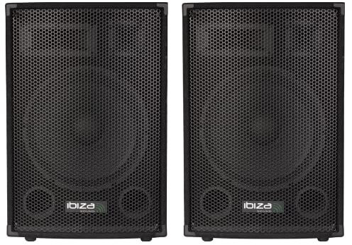 2x Ibiza Sound DISCO-15B Passive PA Speaker 15 700W