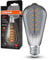 OSRAM Vintage 1906 LED-Lampe mit Smoke-Tönung, 7,8W, 360lm, Edison-Form mit 64mm Durchmesser & E27-Sockel, warmweiße Lichtfarbe, spiralförmiges Filament, dimmbar, bis zu 15.000 Stunden Lebensdauer