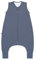 emma & noah Baby Schlafsack mit Füßen 1.0 TOG, Ganzjahres Schlafsack mit Beinen für den Frühling, Sommer und Herbst, 100% Bio-Baumwolle, OEKO-TEX Zertifiziert (Essential Blau, 100 cm)