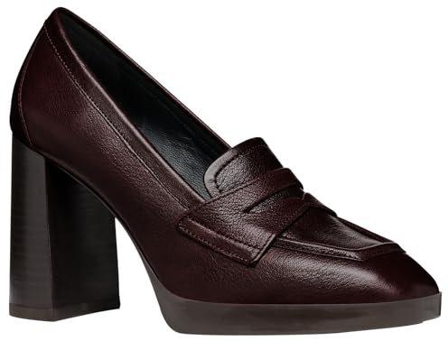 Geox D Teulada D, Mary Jane Mujer, Rojo Vino, 39 EU