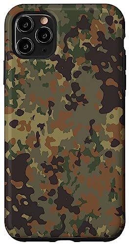 Flecktarn Camo - Deutsche Tarnung Hülle für iPhone 11 Pro Max