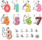 Realand Lot de 2 emporte-pièces en forme de chiffres de 8 cm de large + 2,5 cm de diamètre - Lot varié pour les fêtes et les anniversaires - En acier inoxydable - 0 à 8 - Pour la cuisine et la