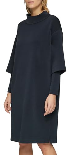 s.Oliver Scuba-Kleid mit Layer Details und Stehkragen