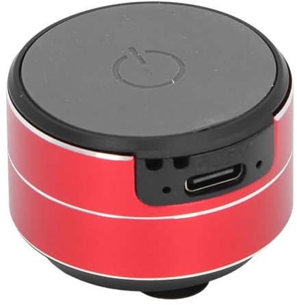 Altoparlante a Conduzione Ossea, Piccolo Altoparlante Wireless Bluetooh 5.3 con Ventosa, Altoparlante Audio Stereo Portatile Impermeabile 3W 4Ω 5V per Feste in Casa, Bagno (rosso)
