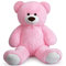 Sausudols Orso di Peluche Giant Teddy XXL Orsacchiotto Grande 130 cm Peluche Giocattolo Regalo per Compleanno Natale e San Valentino Rosa