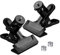 2 Stück Kamera Klemmhalter Set, 360° Kamera Klemme Clips mit 1/4 Gewinde Kugelkopf, Klemmstativ Blitzhalterung Kompatibel mit GoPro Hero DSLR SLR Kamera Stativ
