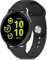 Oumida Garmin Armband für Garmin Forerunner 165/165 Music/Forerunner 55, Vivoactive 5 / Vivoactive 3 für Damen Herren, 20mm Silikon Armbänder Sport Ersatz Uhrenarmband, Schwarz