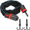 Candado de combinación para bicicleta de alta seguridad con 4 dígitos, 60 cm, candado de cadena para bicicleta, con código numérico para bicicletas, motocicletas y scooters