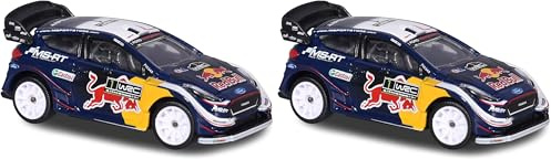 Majorette - 212084012 WRC - Voiture de Course - Aléatoire - 1 pièce (Lot de 2)