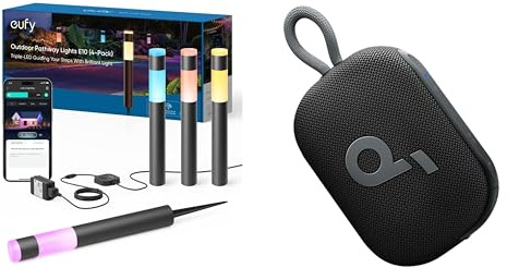 soundcore Select 4 Go Ultra Portable Bluetooth Speaker & eufy Outdoor Pathway Lights E10 (Bundle)