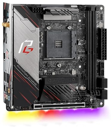 Carte mère Fit for ASRock X570 Phantom Gaming-ITX/TB3, Socket AM4, DDR4 4533 MHz, NVMe M.2, Compatible avec Les processeurs Ryzen 5 5600, 5600G, R7 5700X3D et 5800X.