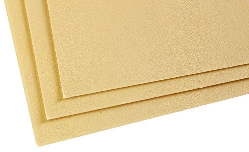Clairefontaine 197012C Packung (mit 5 Zeichenbögen Pastelmat, 24 x 32 cm, 360 g, ideal für Trockentechniken und Pastell) buttergelb