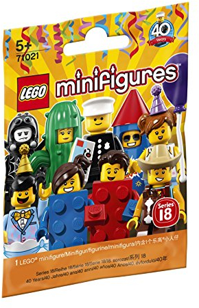 Lego 71021 Minifigures Series 18 Party, Multicolore, 5 Centimeters