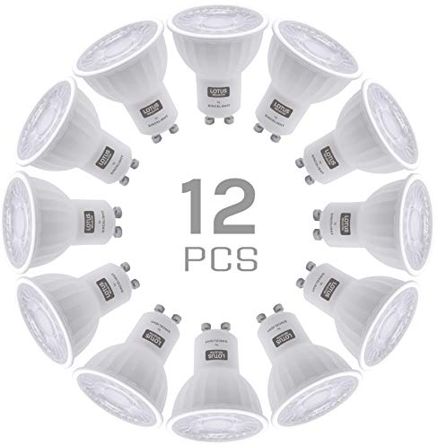 SINCELIGHT GU10 LED Leuchtmittel Deckenspots Reflektorlampe mit 60° Ausstrahlungswinkel, 6W(500Lumen)≈50W Halogen, RA≈92, Warmweiß 2700K, 12er-Pack