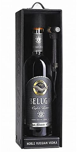 BELUGA NOBLE RUSSIAN VODKA GOLD LINE 70 CL IM LEDERETUI