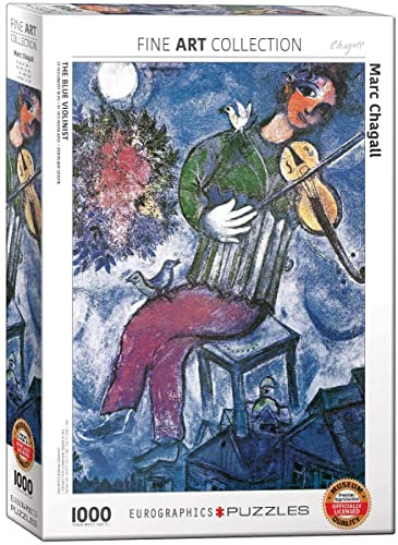 1000 Teile Puzzle Marc Chagall Der Blaue Geiger