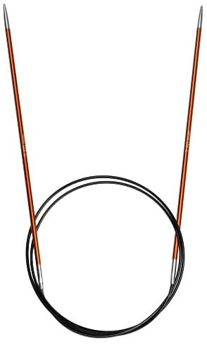 Lana Grossa Rundstricknadel Aluminium | leicht & stabil | glatte Oberfläche für müheloses Stricken | ideal für alle Garne | langlebig & komfortabel | 100/2,5
