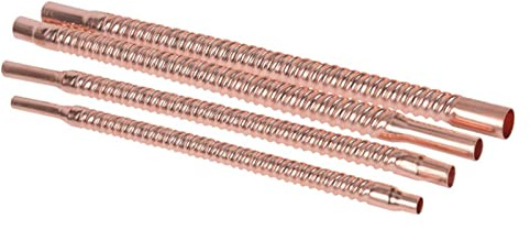 DHVIJA Tuyau ondulé Flexible climatisation Tuyau de raccordement en cuivre Spirale cuivre Soufflet Tuyau climatiseur pièces 3/8-3/4 Joyous (Size : ID15.88mm L420mm)