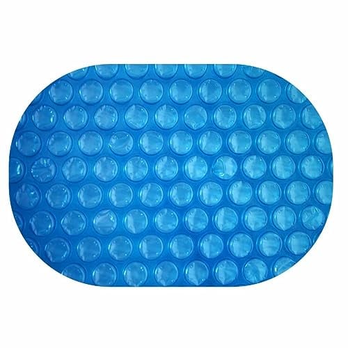 EVOLUTION Solarplane Oval 640x366cm Light-Blue 300µm Pool Erwärmung Solarfolie