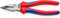 KNIPEX Pinza universale con testa a punta atramentata nera con manici comfort 185 mm, 08 22 185