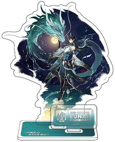 Sonsoke Game Figure Stand Bilayer Figure Acrylic Peripheral Ornaments Collections Cosplay (Lunae)