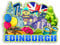 Quwsne Refrigerator Magnet Edinburgh UK Fridge Magnet City Travel Souvenirs Tourist Gifts 3D Classic Landmarks Handmade Crafts Home Decoration -1442, QS-WC-1442