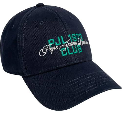PEPE JEANS Herren Talbot Cap Verschluss, blau, Einheitsgröße
