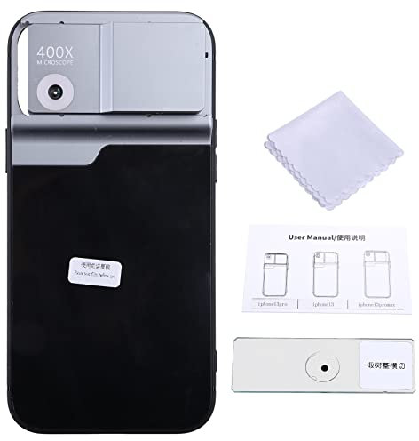 Microscope de poche avec lumière LED pour téléphone 13Pro/13 - Améliore l'intérêt pour l'apprentissage portable