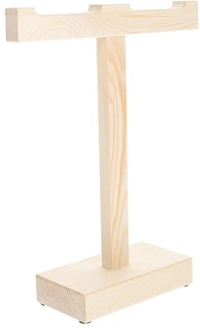 Cabilock Headphone Stand Headphone Storage Holder Headsets Holder Tabletop Desk Headphone Hanger Dual Headset Stand Headphone Holder Headset Hook Headphones Stand Gaming Headset Wood