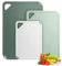 VZZNN 3 Plastic Chopping Board Set BPA Free Cutting Boards Dishwasher Safe Chopping Boards for Kitchens Meat Fish Vegetables and More Kitchen Accessorie