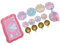 Vaguelly Unicorn Patterned Boys and Girls Tea Cup Toy Set 14pcs Tinplate Imitation Tea Pot
