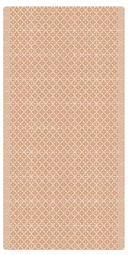micasia Korkteppich rutschfeste Oberfläche Muster Bodenschutz - Naturprodukt - Fliesenoptik 3,5mm dünne Kork Bodenmatte Weiss Küche Flur trittsichere Matte 2705 (130x260cm)