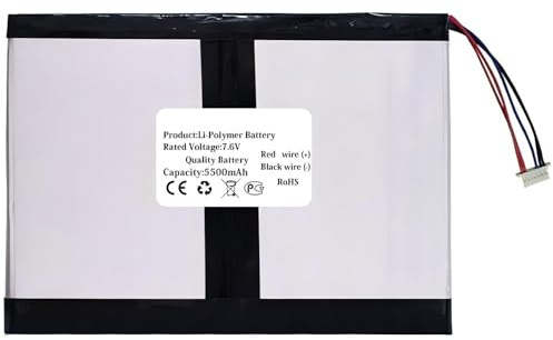 Compatible avec Thomso, Ordinateur Portable XT17, Batterie 7.6V 5500mAh sans Remplacement de Cadre