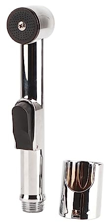 Mtlavishness ABS Shattaf Douche Bidet Tendu Hand Tend Chroming Shower Spray avec une haute luminosité plaquée et pour les toilettes de salle de bain Utiliser le matériau ABS 18