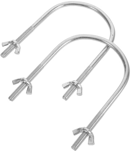 WEKADRIN 2 Pcs U-Shaped Radiator Caster Hook Caster Holder Accessory for Electric Heater Pulley Base Oil Heater Wheel Hook U Shaped Bracket for Easy Moving and Replacement