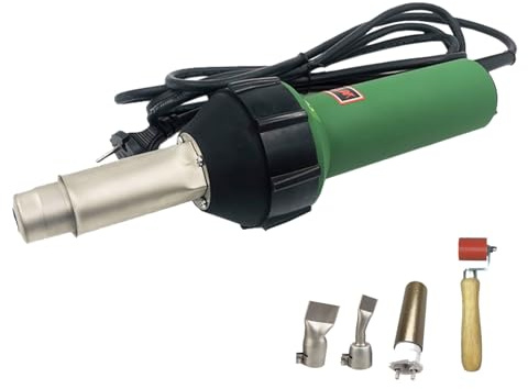Hot Air Welding Tool Kit for Vinyl Flooring Repair with Quick Nozzles and Roller