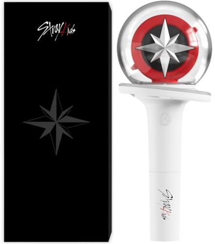 Kpop Lightstick Offizielle Version 2 für Konzerte, Fanveranstaltungen und Sammlerstücke, tragbar mit Klappdeckel, kompatibel mit Stray Kids Merchandise