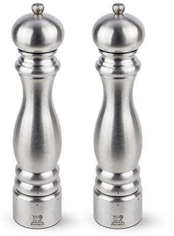 Peugeot Paris Chef u'Select Stainless Steel 12 Pepper & Salt Mill Set