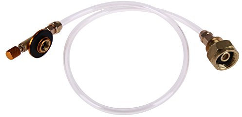 Demiawaking Outdoor Gaskocher Adapter Camping Herd Propan Refill Gasanschluss Schlauch Herd Adapter